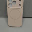 Miracase Magnetic for iPhone 17 Pro Case, Compatible with MagSafe, Integrated Silicone Camera Control Cover, 3.0mm Thicken Shockproof Drop Protection Phone Case for 17 Pro, Sand