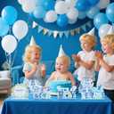It's a Boy Baby Shower Centerpieces Baby Shower Table Centerpieces Bloom Table Display with Letters A Sweet Baby Boy is on His Way Gender Reveal Decorations for Boy Birthday Supplies (Wooden)
