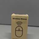 HZD Wireless Mouse, Rechargeable Mouse 2.4G Portable Optical Office Mouse with USB & Type-C Receiver, Slim Silent LED Mouse with 3 Adjustable DPI Levels for Computer, PC, Laptop, Notebook, MacBook