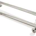 2-Pack 10 Inch Hole Center Polished Nickel Cabinet Pulls Solid Heavy Duty Cabinet Pull is Suitable for Drawers Dressers Handles Kitchens Bathroom cabinets