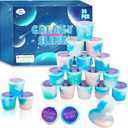 Generic 24 Pack Blue Mini Galaxy Slime, Super Soft & Stretchy Stress Relief Putty Toys, Classroom Reward, Christmas Stocking Stuffers, Girls and Boys Slime Party Favors