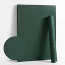 Dimoon 110''x17.7'' Dark Green Peel and Stick Wallpaper Contact Paper Modern Self Adhesive Wall Paper Removable Renter Friendly Textured Solid Color Cabinet Vinyl Roll (110''x17.7'',Emerald Dark)