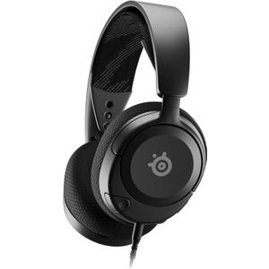 SteelSeries Arctis Nova 1 Multi-System Gaming Headset Hi-Fi Drivers 360 Spatial Audio Comfort Design Durable Ultra Lightweight Noise-Cancelling Mic PC, PS5/PS4, Switch, Xbox - Black