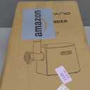 CHEFFANO Meat Grinder, 2600W Max Stainless Steel Meat Grinder Electric, ETL Approved Heavy Duty Meat Mincer Machine with 2 Blades, 3 Plates, Sausage Stuffer Tube & Kubbe Kit for Home Kitchen Use