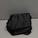 MapleHub Womens Silk Satin Pajamas Set Long Sleeve Sleepwear Button Down Pjs Soft 2 Piece Lounge Set (3X-Large, Black Leopard)