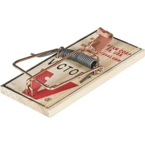 Victor Metal Pedal Mouse Trap - M023 - Wood Mouse Trap, Brown, 2 Count (Pack of 1)