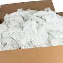 Recycled White Sheeting Rags - Prewashed