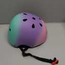 Color Gradient Adjustable Kids Bike Helmet Toddler Helmets for 3-5-8-14 Years Kids Girls Boys Youth Bicycle Helmet for Scooter Balance Bike Roller Skating Skateboard (Pink purple blue)