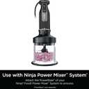 Ninja Foodi Power Chopper 3-Cup Food Processor Bowl Accessory | Compatible with the Ninja Power Mixer System (CI100 Series) | Includes Bowl, Storage Lid & Blade Assembly | Black | XSKKITCHPR