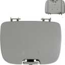 TQPONLY Overhead Console Garage Door Opener Cover | Compatible with 2002-2004 Ford Super Duty F250 F350 F450 F550 Truck | Replaces 2C3Z7811586CAB (Light Flint Grey)  