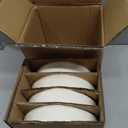 theterra 7.5'' Ceramic Pasta Bowls, Salad Bowls Set of 4, Stoneware Serving Bowls for Fruits, Noodle, Dinner, House-warming Wedding Present, Beige