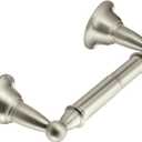 Moen DN6808BN Sage Traditional Double Post Spring-Loaded Toilet Paper Holder, Brushed Nickel (Pack of 1)