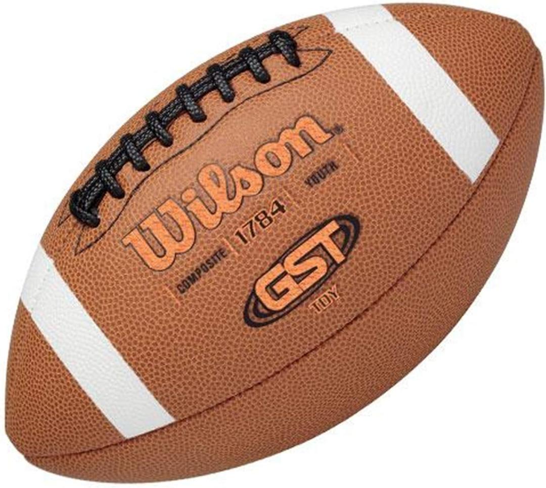 WILSON GST Composite Footballs (Youth Size (7th-8th grade; Ages 12-14))