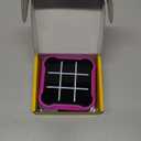 Tic Tac Toe Game, 4 in 1 Handheld Educational Game Machine, Electronic Tic Tac Toe Game for Education and Memory Growth, Home, Toy Board Game for Kids and Adults (Purple)