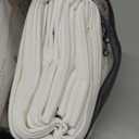 White Short Linen Curtains 45 Inch Length 2 Panel Set for Small Windows Rustic Country Linen Cotton Light Filtering Drapes Privacy Pinch Pleated Back Tab Semi Sheer Kitchen Curtains 45 Inches Long