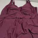 Tempt Me Women's Plus Size Swim Dress - One Piece Swimsuits Tummy Control Bathing Suit Swimwear 2025 18 Plus, Dark Purple