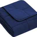 yescool Weighted Blanket (3 lbs, 36" x 48", Blue) Cooling Heavy Blanket for Sleeping Perfect for 20-40 lbs, Breathable Blanket with Premium Glass Bead, Machine Washable