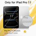 JETech Paper Screen Protector for iPad Pro 11-Inch M5/M4 (2025/2024), Anti-Glare, Matte PET Film for Drawing, 1-Pack