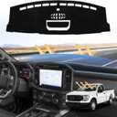 F150 Dash Cover for 2021 2022 2023 2024 2025 Ford F150 Dashboard Cover Mat for F150 Accessories Suede Dash Mat F150 Sun Shade F150 Dash Board Protector Dash Cover Mat No Glare