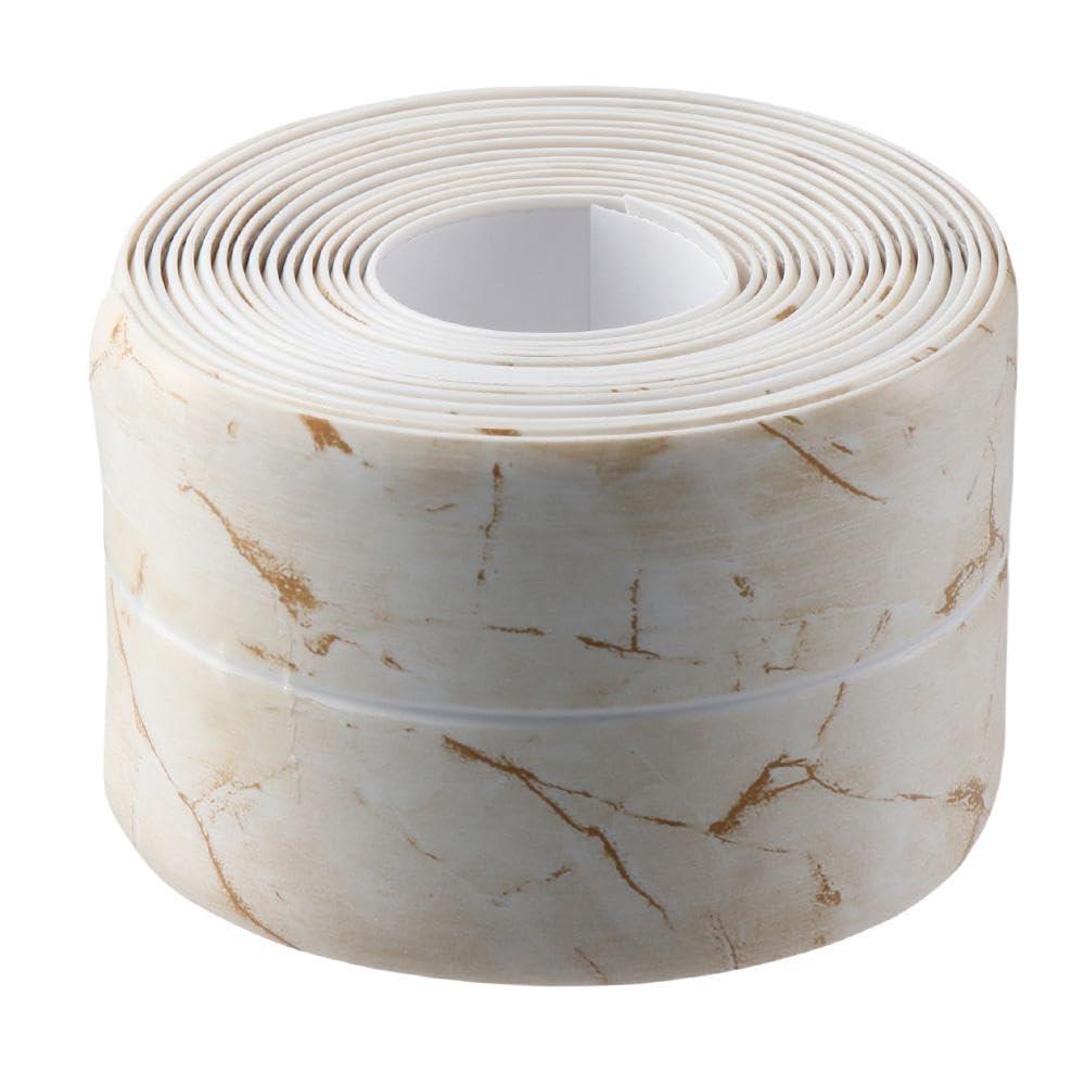 2" x 102"Caulk Strip,Bath & Kitchen Caulk Tape Sealant Strip,PVC Self Adhesive Tub and Wall Sealing Tape Caulk Sealer,Caulk Strip for Kitchen Sink Toilet Bathtub