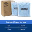 PetSafe ScoopFree Premium Crystal Cat Litter - Outperforms Clay Litter - Refill Packs - Reusable Tray Compatible - Fresh Scent - 4.3 lb Bags - 2 Pack