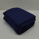 FLYMME Quilts Queen Size - Ultra Soft Navy Blue Quilt Lightweight Microfiber Bedspreads, Classic Basket Weave Pattern Bedspread Bed Coverlet 3 Pieces for All-Season (1 Quilt, 2 Pillow Shams) (Full/Queen(90"x96"))