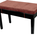 Loveboat Piano Bench Cushion, Washable Bench Pad for Shoe Storage, Window, Piano, Dining 30"x14"x2" Brick Red