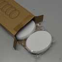 AmazerBath 6 PCS Lotion Applicator Replacement Pads, Back Sunscreen Applicator for Kids, Elderly, Women, Apply Cream Medicine Skin Cream Moisturizer Sunscreen Tanner, Handle Not Included, White