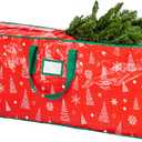 Handy Laundry Christmas Tree Storage Bag - Stores 7.5 Foot Artificial Xmas Holiday Tree, Zippered Bag, Durable Waterproof Material, Carry Handles. Protects Against Dust, Insects and Moisture.