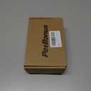 PetBonus Waterproof Dog Poop Bag Holder for leashes, Portable Pet Waste Bag Dispenser, 2 Pouches for Treat Holder and Walking Accessories, Fit All Leashes, Includes 1 Roll of Dog Poop Bags (Brown)