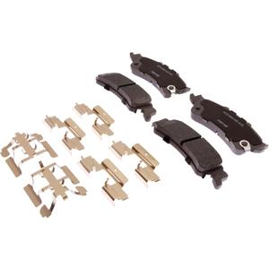 ACDelco Silver Rear Brake Pad Set with Clips 14D792CHF1 | GM 19387636 Ceramic Rear Brake Pads for Select Cadillac, Chevy, Chevrolet, GMC and more