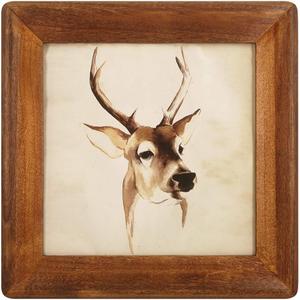 8x8 Picture Frames, Rustic Wooden Square Photo Frame with Real Glass Front,Wall and Tabletop (Brown)