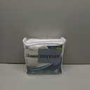 PlushDeluxe Premium Bamboo Mattress Protector – Full Size, Waterproof, & Ultra Soft Breathable Noiseless Washable Bed Mattress Cover for Comfort & Protection - White