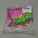 Vogseek Girls Swimsuits 5-9 Years 2 Piece Zip Rashguard Sets Long Sleeve Bathing Suit (Rose)