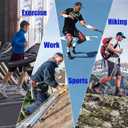 ONKE Max Full Cushion Crew Socks for Men Heavy Duty Work Boot Steel Toe Workout Athletic Thick Warm Moisture Wicking Control (XL)