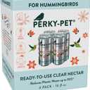 Perky-Pet 522 Ready-to-Use Clear Hummingbird Nectar in Recyclable Aluminum Can - 4 Cans, 16 oz Each - 64 Fl oz
