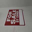 HILLMAN Hillman 840241 For Sale By Owner Sign with Space for Fill In, Red and White Heavy Duty Plastic, 18x24 Inches 1-Sign for Sale by Owner Sign (18" x 24") (No Color)