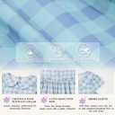 Little Bitty Strawberry Dresses Toddler Girls Cotton Sleeveless Casual Beach Summer Sundress Swing Princess Dress Size 2-6T (Blue)