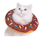 Adjustable Cat Recovery Collar, Cute Cat Donut Collar, Soft Cone Collars for Cat, Wound Healing Protective Cone After Surgery Elizabethan Collars for Kitten Pets