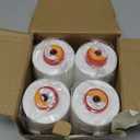 New brothread - 30 Options - 4 Large Cones of 5500Y (5000M) Each All Purpose Spun Polyester Thread 40S/2 (Tex27) for Serger, Overlock, Quilting, Piecing and Sewing - Natural