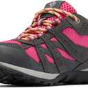 Columbia Unisex-Child Youth Redmond (7 Big Kid, Dark Grey, Pink Ice)