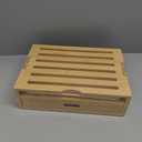 Bamboo Bread Slicer for Homemade Bread Adjustable Width Slicing Guides, Compact Loaf Cutter for Perfect Slices