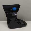 United Ortho USA14115 Short Air Cam Walker Fracture Boot, Medium, Black, fits Men’s 8-11 and Women’s 9-12 shoe size
