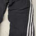 Adidas Men's Essentials French Terry Cuffed 3-Stripes Pants (Medium, Black)