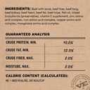 Vital Essentials Freeze Dried Dog Food, Beef Mini Nibs, 5.5 oz Bag | Crunchy, Complete Meal or Topper, Made With 96% Beef, Organs & Bone, High Protein Raw Nutrition, Grain-Free Recipe (EXP 02/26/28)