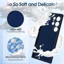 Mag-Ring for Galaxy S23 Ultra Case, Liquid Silicone [Moisturizing Factor] Exreme Soft Slim Phone Case with Stand [Compatible with Mag Safe] for Samsung Galaxy S23 Ultra 6.8" Men Women, Royal Blue