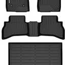 Binmotor-All Weather Car Floor Mats and Cargo Liner Set for Buick Encore GX AWD 2020-2026(Only Fit Cargo in Upper Deck Position), Waterproof TPE Car Accessories Mats for Encore GX AWD-Black