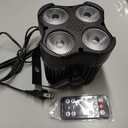 DJ Par Lights, RGBW LED Par Light with Sound Activated and Remote, DMX Stage Uplighting for Event Wedding Church Festival Stage Lighting