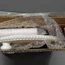 3-Tiered Cupcake Stand, White Wooden Beaded Cupcake Tower for Home Decoration, Farmhouse Cake Stand 3-Tiered Tray for Display Birthday Wedding Baby Shower Tea Party Decor