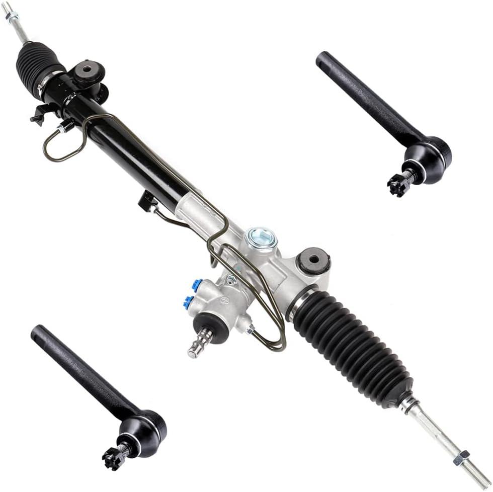 ECCPP Hydraulic Complete Power Steering Rack and Pinion Assembly + 2* Tie Rod Ends Fit For Toyota for Highlander 2.4L 3.3L 2004-2007 For Lexus RX330 3.3L 2004-2006 For Lexus RX350 3.5L 2007-2009